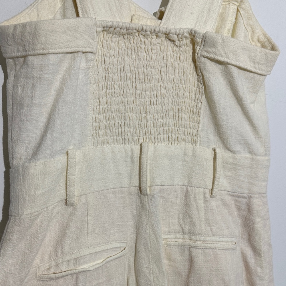 Chic Cream Button-Front Jumpsuit - image 7